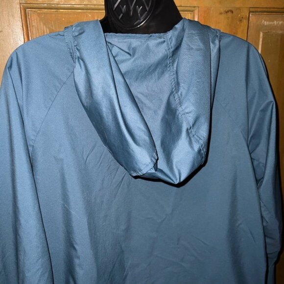 Mountain Hardwear Navy Blue Windbreaker Lightweight Rain Jacket Hooded - Picture 9 of 14